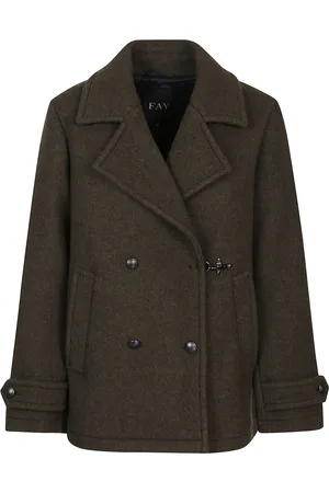 FAY Peacoat Green