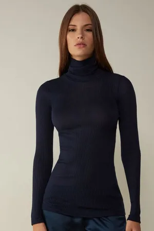 intimissimi Dolcevita Lana e Seta Manica Lunga con Collo Alto Donna