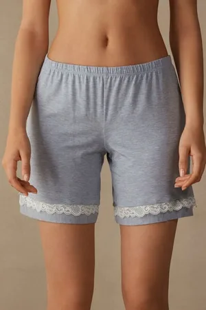 intimissimi Pantaloncino in Modal con Dettagli in Pizzo Donna