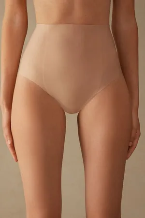 intimissimi Culotte Brasilianata in Microfibra a Taglio Vivo Donna