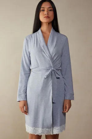 intimissimi Vestaglia in Modal con Dettaglio in Pizzo Donna