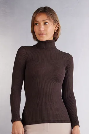 intimissimi Dolcevita Lana e Seta Manica Lunga con Collo Alto Donna