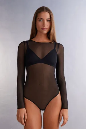 intimissimi Body Manica Lunga in Tulle Donna
