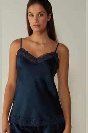 intimissimi Canotta in Seta e Pizzo Donna
