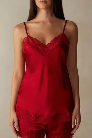 intimissimi Canotta in Seta e Pizzo Donna