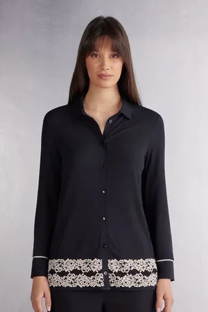 intimissimi Maglia Aperta Davanti in Modal Pretty Flowers Donna
