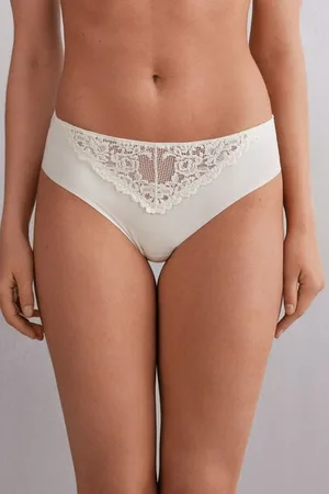intimissimi Slip senza Cuciture in Cotone Pretty Flowers Donna
