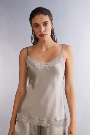 intimissimi Canotta in Seta e Pizzo Donna