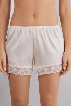 intimissimi Pantaloncino in Seta con Pizzo Donna