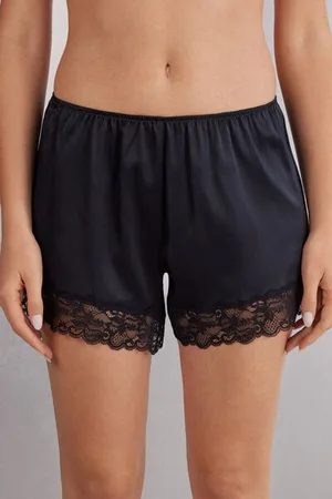 intimissimi Pantaloncino in Seta con Pizzo Donna