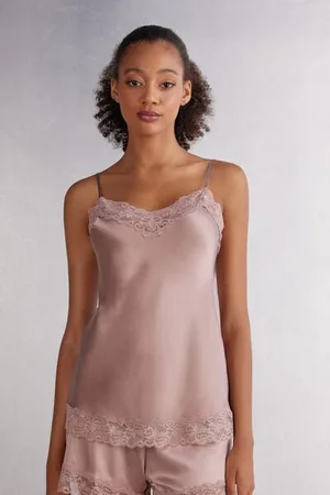 intimissimi Canotta in Seta e Pizzo Donna