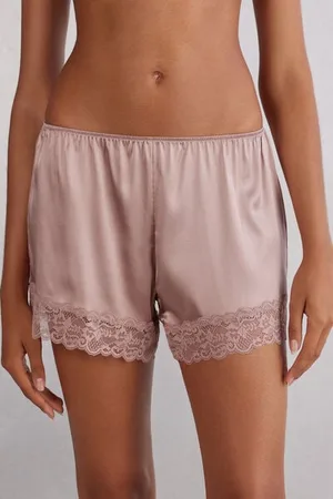 intimissimi Pantaloncino in Seta con Pizzo Donna