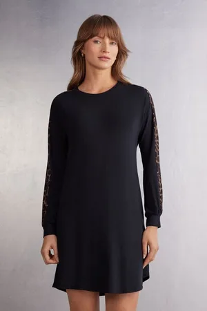 intimissimi Camicia da Notte Modal Luxurious Leopard Donna