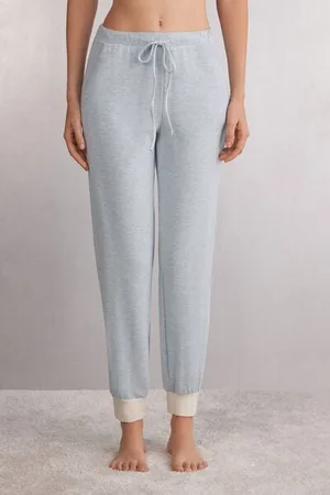 intimissimi Pantaloni Polsino in Modal con Lana Cold Winter Night Donna