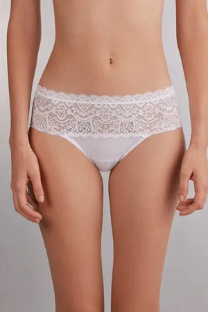 intimissimi Slip in Pizzo e Cotone Donna