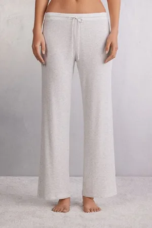 intimissimi Pantalone Lungo a Palazzo in Modal Chic Comfort Donna