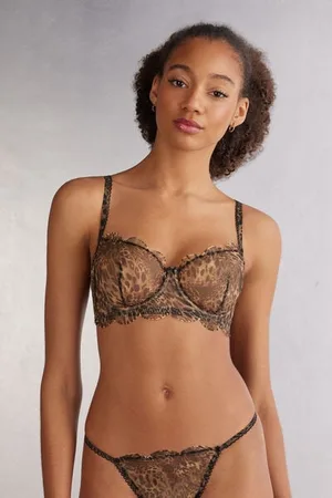 intimissimi Reggiseno Balconcino Stampa Animalier Always Glamorous Donna