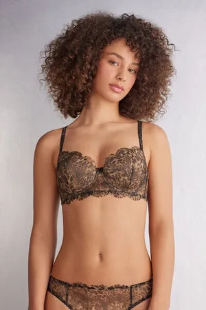 intimissimi Reggiseno Balconcino Sofia Stampa Animalier Always Glamorous Donna
