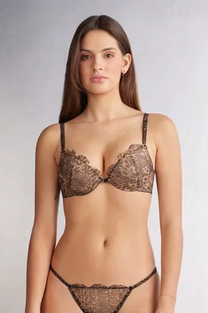 intimissimi Reggiseno Super Push-up Stampa Animalier Always Glamorous Donna