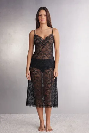 intimissimi Sottoveste Lunga in Pizzo The Simplest Pleasures Donna