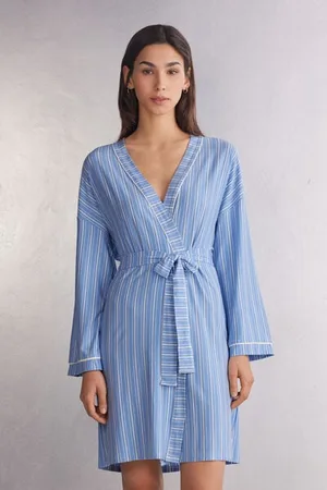 intimissimi Kimono Modal Oxford Stripes Donna