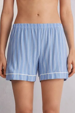 intimissimi Pantaloncini Modal Oxford Stripes Donna