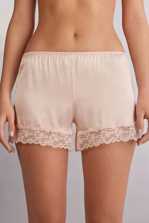 intimissimi Pantaloncino in Seta con Pizzo Donna