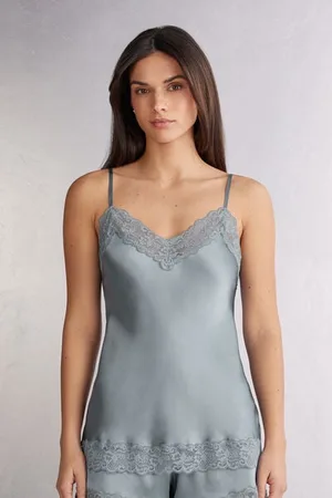 intimissimi Canotta in Seta e Pizzo Donna