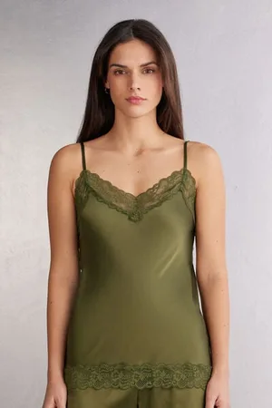 intimissimi Canotta in Seta e Pizzo Donna