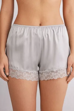 intimissimi Pantaloncino in Seta con Pizzo Donna
