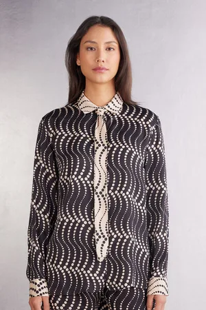 intimissimi Camicia in Raso di Viscosa Cool Elegance Donna