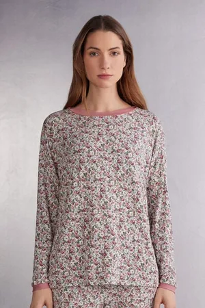 intimissimi Maglia Scollo a Barchetta Floral Romance Donna