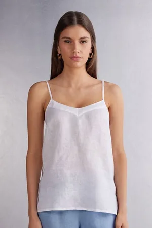 intimissimi Top in Tela di Lino Donna