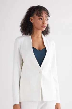 intimissimi Giacca in Cotone Pesante con Bottone Donna