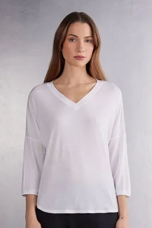 intimissimi Maglia Scollo a V in Fresh Bamboo Donna
