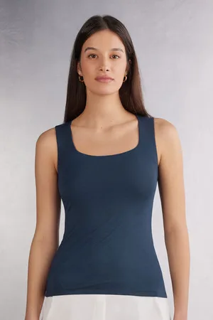 intimissimi Canotta Spalla Larga in Fresh Bamboo Donna