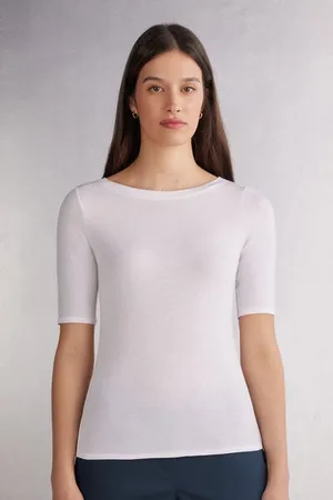 intimissimi Maglia Scollo Barchetta in Fresh bamboo Donna