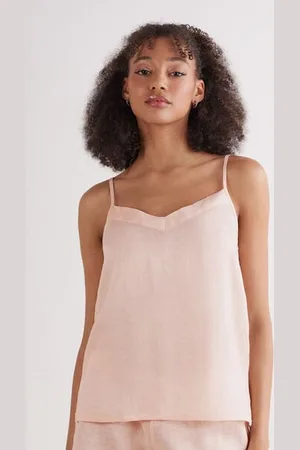 intimissimi Top in Tela di Lino Donna
