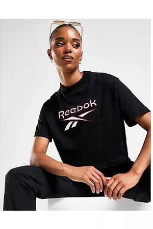 Reebok Donna T-shirt - Classic Logo Crop T-Shirt Donna