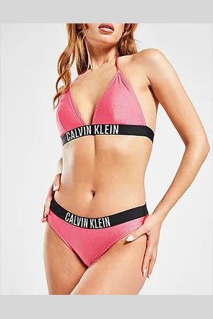 Calvin Klein Bikini (Parte inferiore) Large Logo a Costine