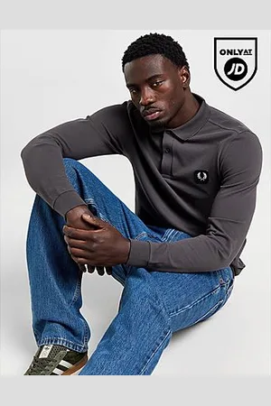 Fred Perry Polo Badge Maniche Lunghe