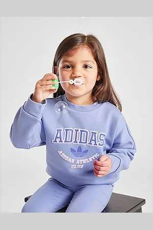 adidas Completo Felpa Varsity Crew/Leggings Neonati