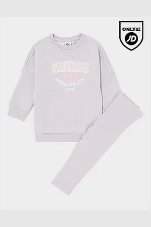 adidas Completo Felpa Varsity Crew/Leggings Neonati