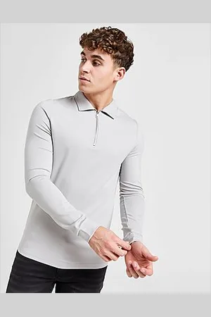 Belier Paris Polo Zipped Maniche Lunghe