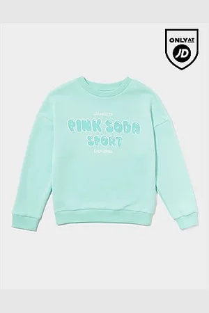 Pink Soda Felpa Ripple Crew Junior