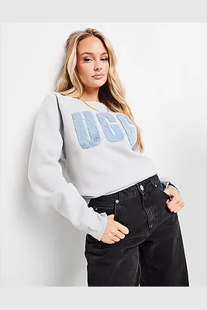 UGG Felpa Fuzzy Logo Crew