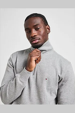 Tommy Hilfiger Felpa 1/2 Zip Small Flag