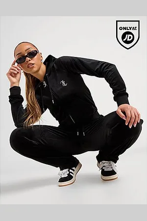 Juicy Couture Felpa con Cappuccio Diamante JC Logo