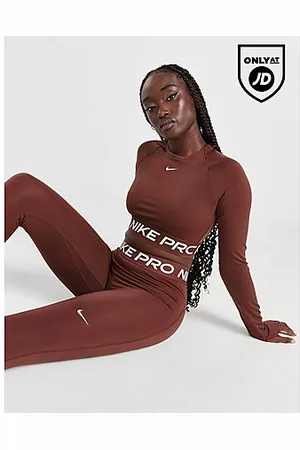Nike Top Crop Pro Maniche Lunghe