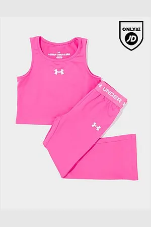 Under Armour Completo Canotta/Pantaloni Flare Core Kids